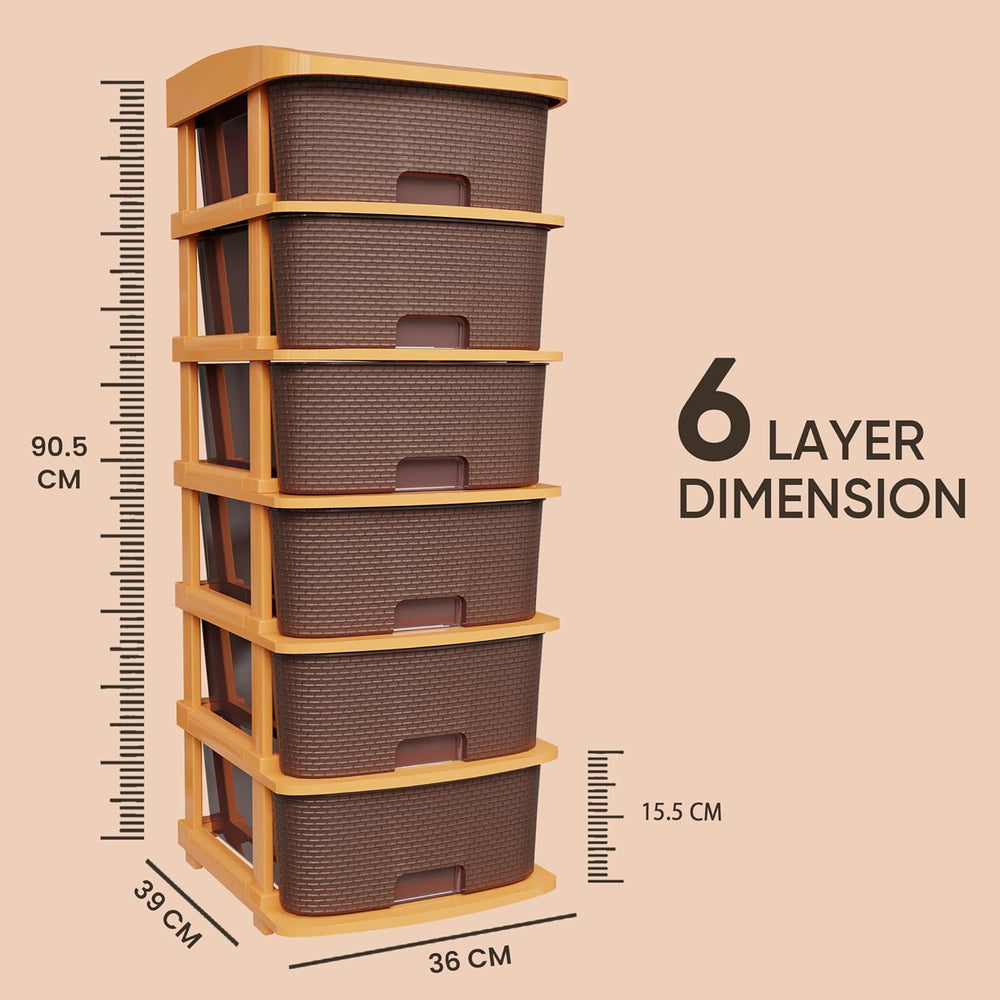 Brown Modular Chest of Drawers – texro.in