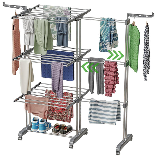 Expandable Clothes Drying Stand