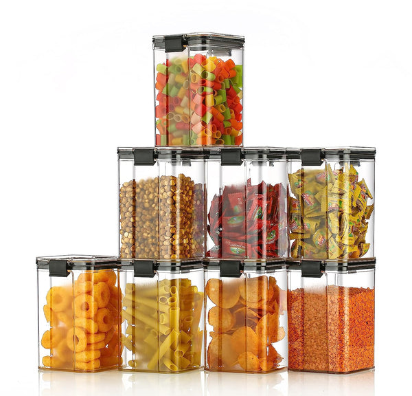 Kitchen Storage Containers Set: Air-Tight, Organizer Accessories for Efficient Storage